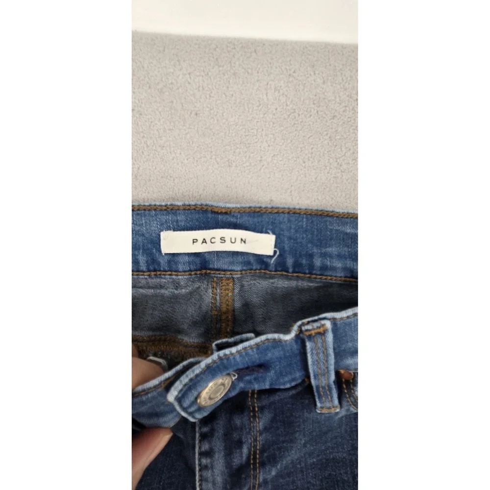 PacSun Women's High Rise Jegging Jeans‎ Two Tone Blue Denim Size 22